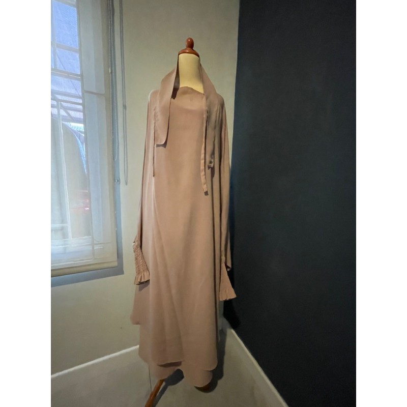 French Khimar Set Ujang Moslem (Preloved)