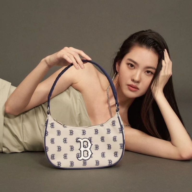 6.6 SALE | M*LB Monogram Jacquard Shoulder Bag LA Dodgers / Boston Red Sox