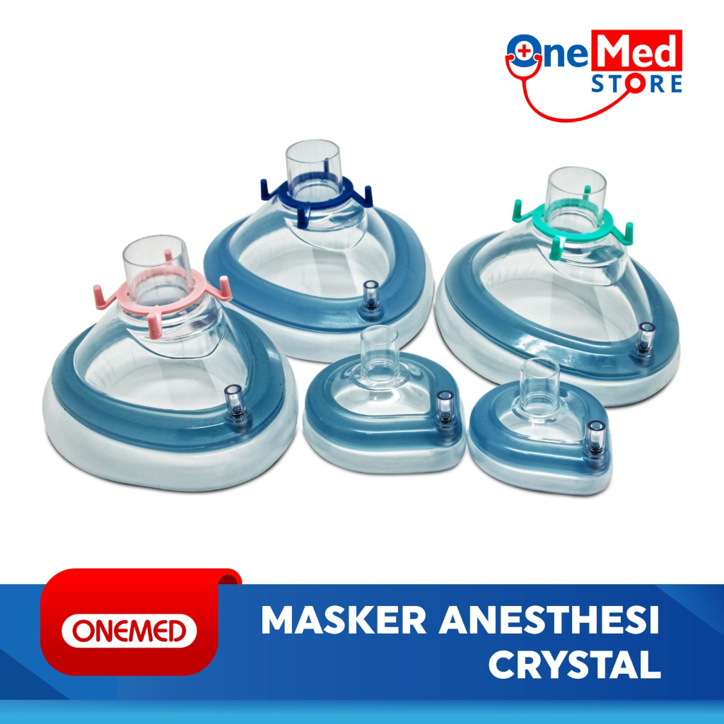 Masker Anesthesi Crystal With Hook Onemed OJ