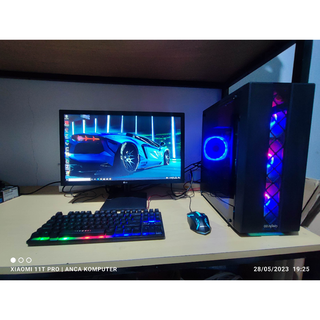 PC Rakitan Gaming &amp; Desain Grafis AMD Ryzen 3 3200G fulset