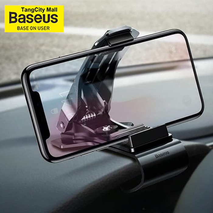 BASEUS ORIGINAL Car Holder Mouth Car Mount Dashboard Mobile Phone 360 Degree Mobil Universal GPS