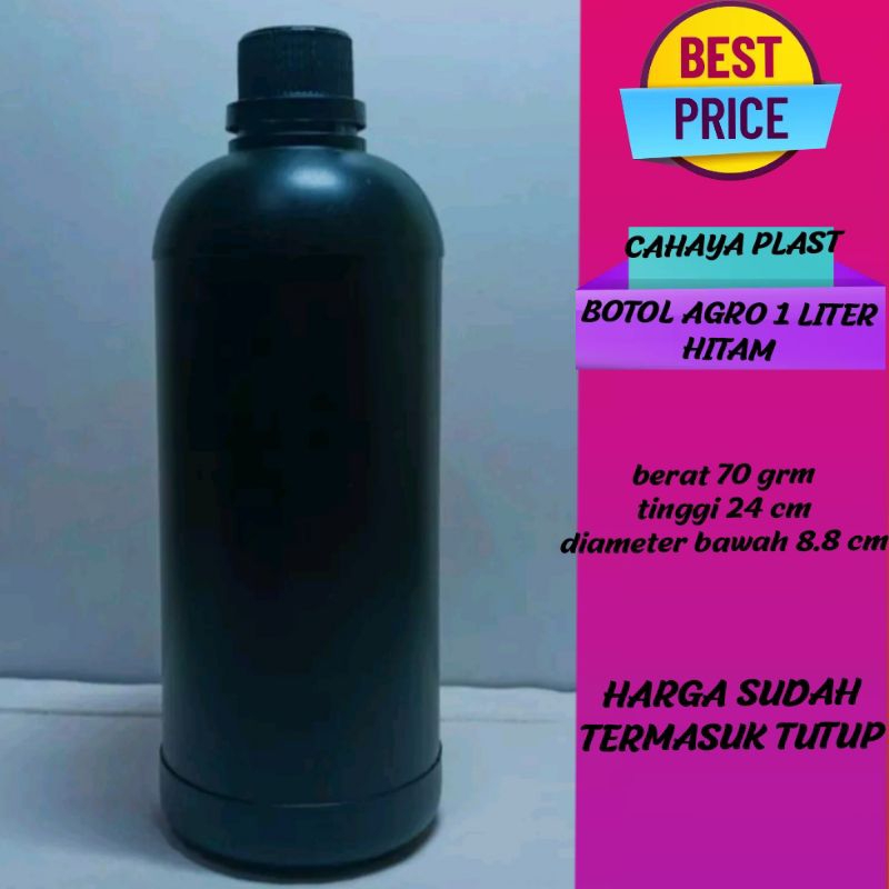 Botol Agro 1 Liter-Botol Labor 1 Liter-Botol Plastik 1 Liter Hdpe