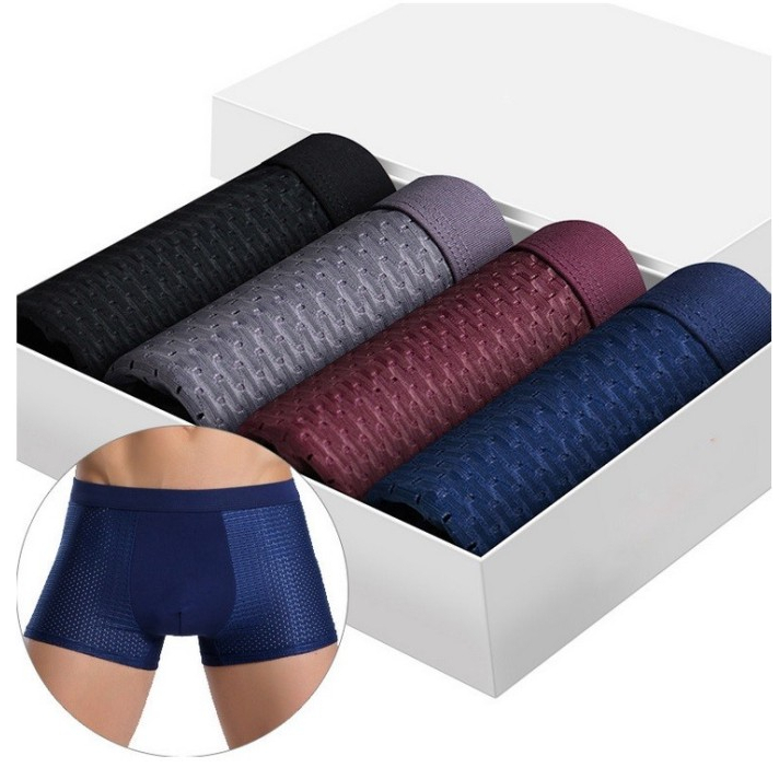 Celana Dalam Pria 4PCS Underwear Boxer Pria CD Pria