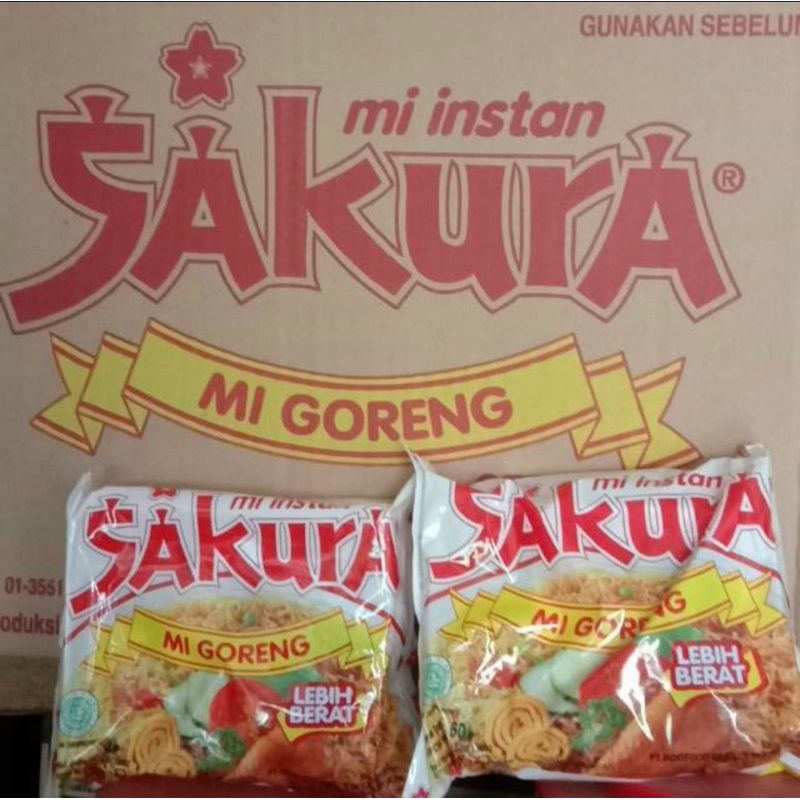

Sakura Mie Goreng 60gr 1Dus / 40pcs