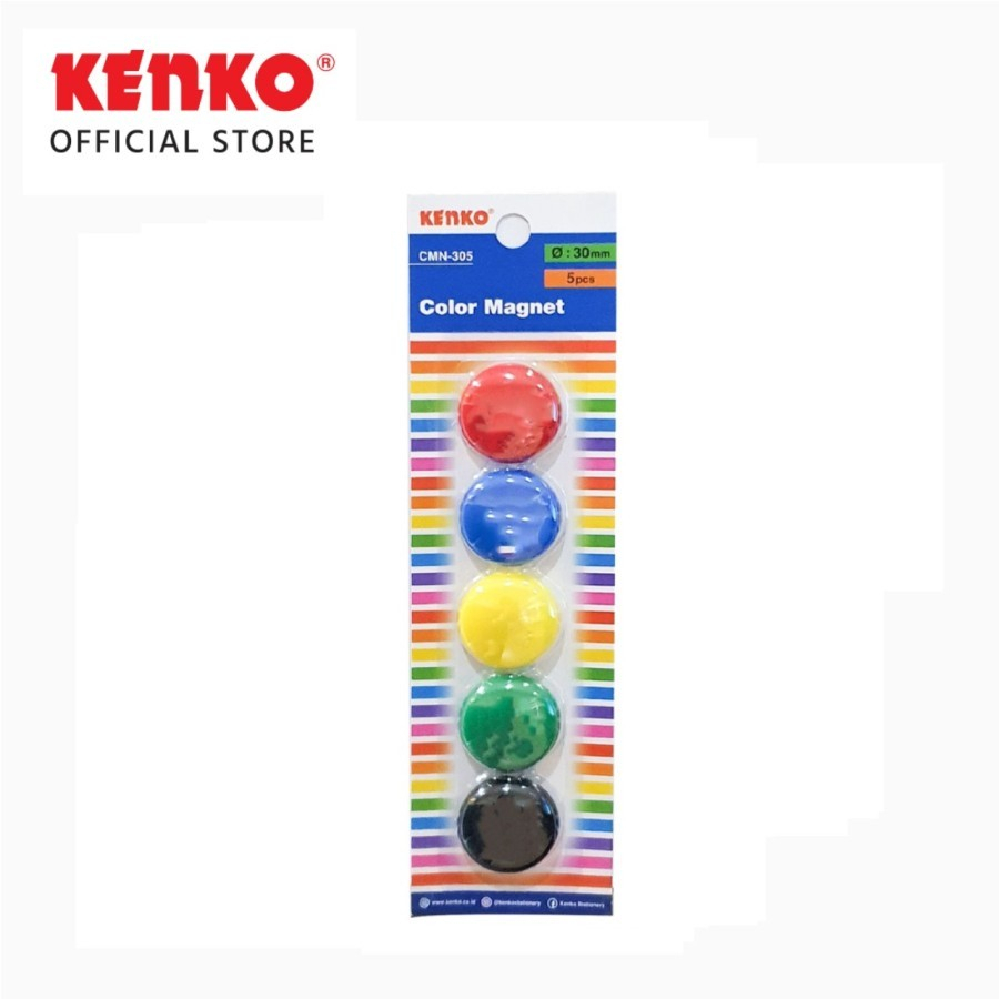 

KENKO TEMPELAN COLOR MAGNET PAPAN TULIS WHITEBOARD CMN-305 WARNA WARNI