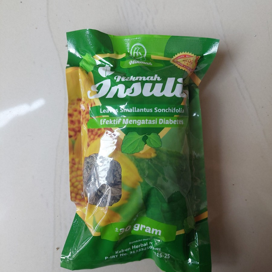 

Teh seduh Daun Insulin Hikmah / Yakon Untuk Diabetes