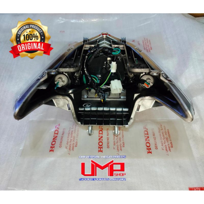 LAMPU STOP BELAKANG ASSY HONDA SUPRA X 125 FI NEW 33710-41-N01 STOPLAMP BELAKANG HONDA SUPRA X 125 FI ORIGINAL Light Unit RR Combination – Supra X 125 FI