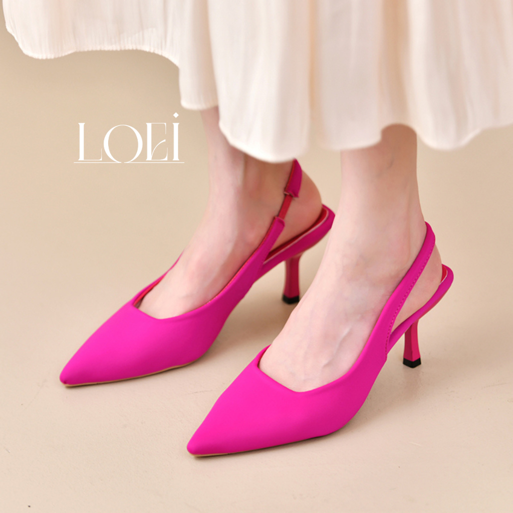 High Heels Sendal Korean Style Sepatu Hak Tinggi Wanita 10025 Terlaris Kekinian Best Seller