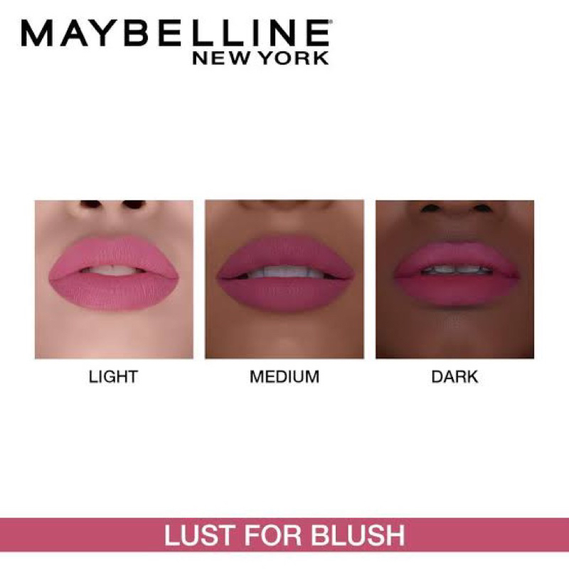 Maybelline The Creamy Mattes - Matte Lipstick Make Up Khusus No 665 {Lust For Blush}