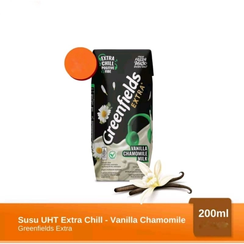 

SUSU GREENFIELDS UHT EXTRA CHILL VANILA CHAMOMILE 200 ML