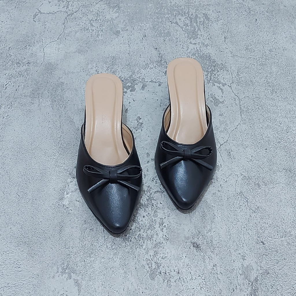 Sepatu Mules Wanita Heels 5cm NESANH - NADA