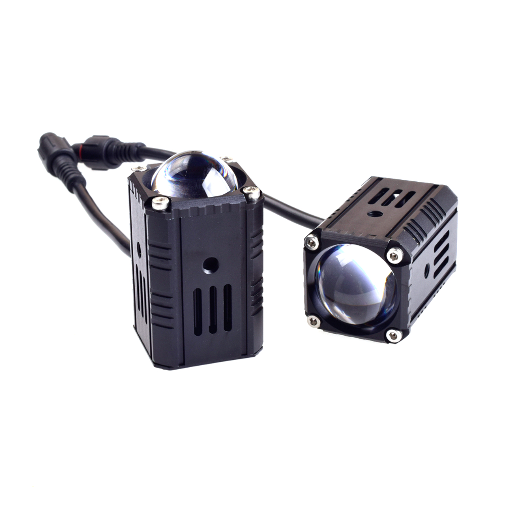 Lampu Sorot Tembak Laser Gun LED VINYX X1 Pro Mobil Motor 25Watt Mini Lasergun D2 25W 25 Watt