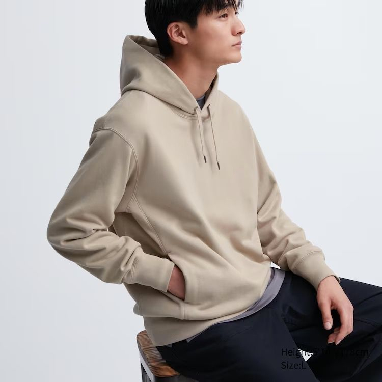 GU by Unq basic logo hoodie jacket/OVERSIZE