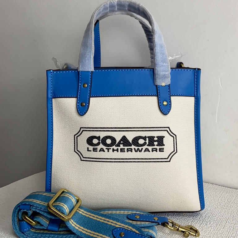 Coach CH740 Original Tote Bag Canvas Bag Shoulder Bag Crossbody Bag ttb 740