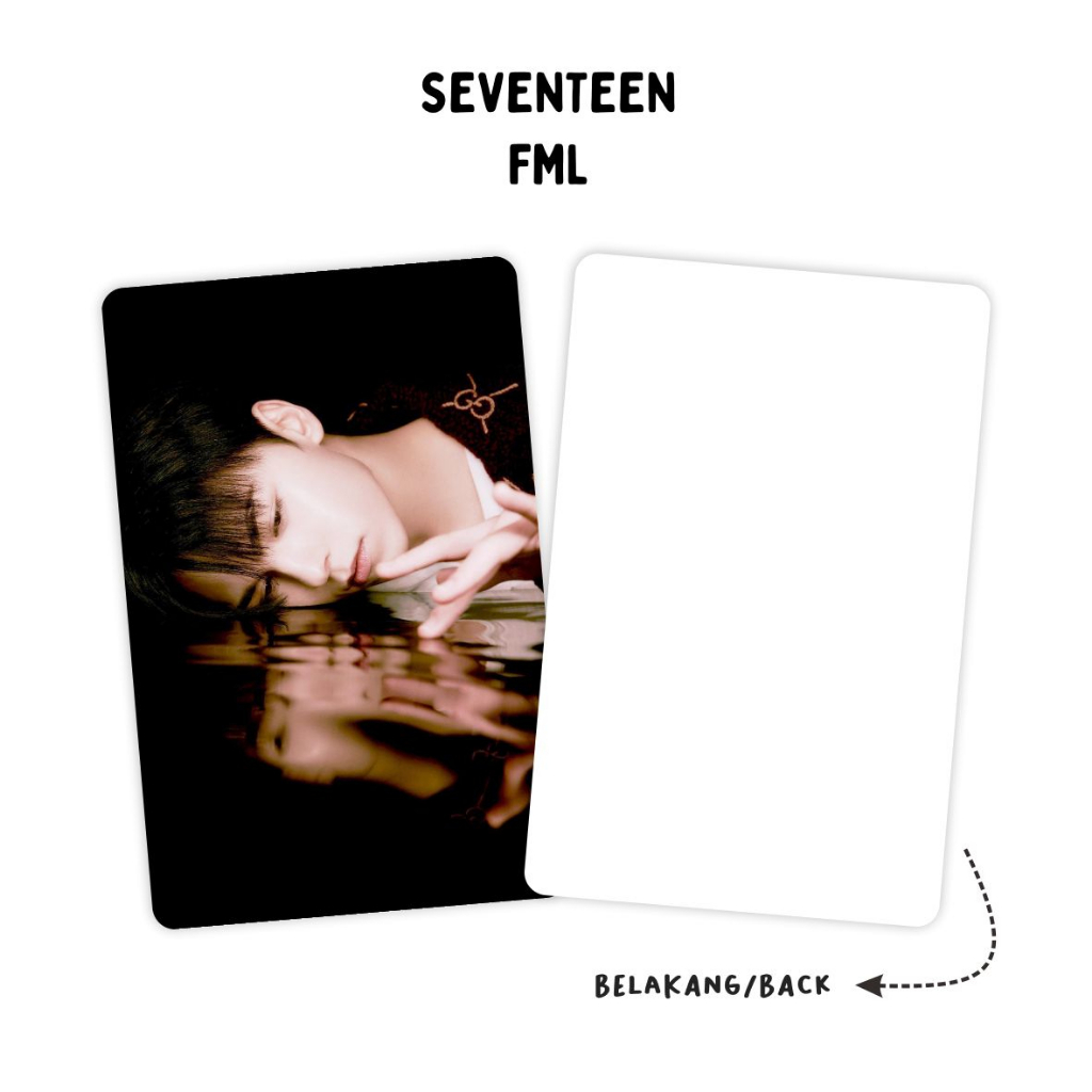 [1 SISI] Photocard Seventeen FML Isi 26 pcs Unofficial