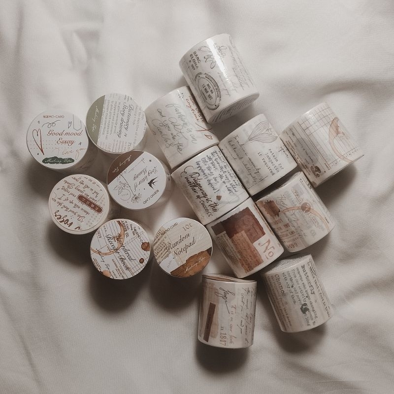 

Hazzel Vintage Tape • For Journaling Bujo Scrapbook