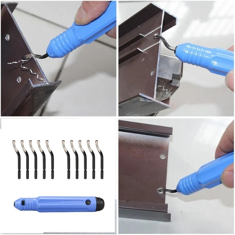 11pcs Alat Deburring Tepi Countersink Besi Pipa NB1100 BS1010 Blade Scrapper - S10