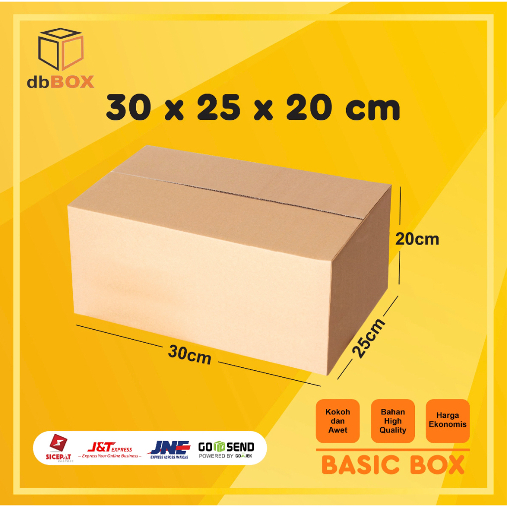 

BOX KARDUS 30x25x20 cm DUS PACKING