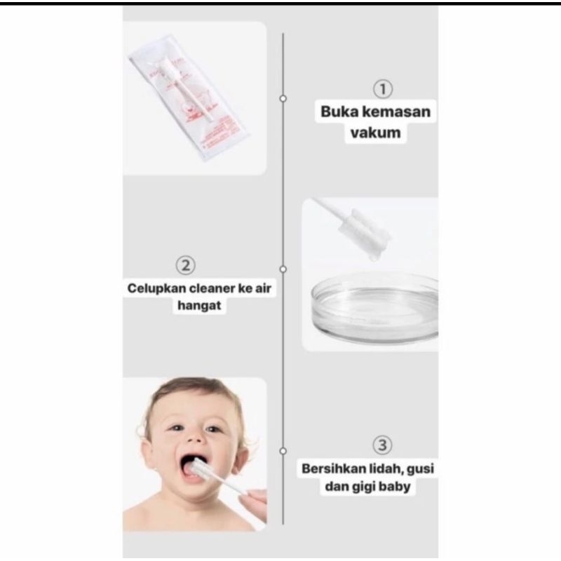 Baby Oral Cleaner/ Pembersih Lidah dan Gusi Bayi Exp 2026