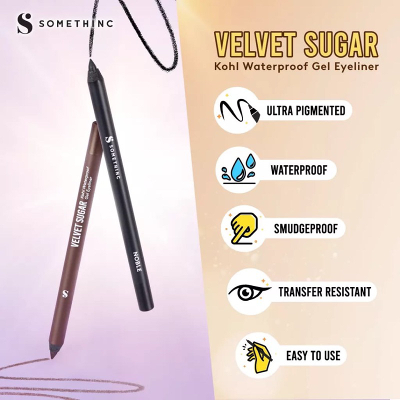 Somethinc Velvet Sugar Kohl Waterproof Gel Eyeliner - Dual Gel Eyeliner