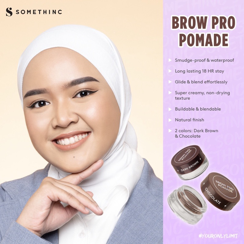 Somethinc Brow Pro Pomade 18Hr Stay - Eye brow pomade somethinc