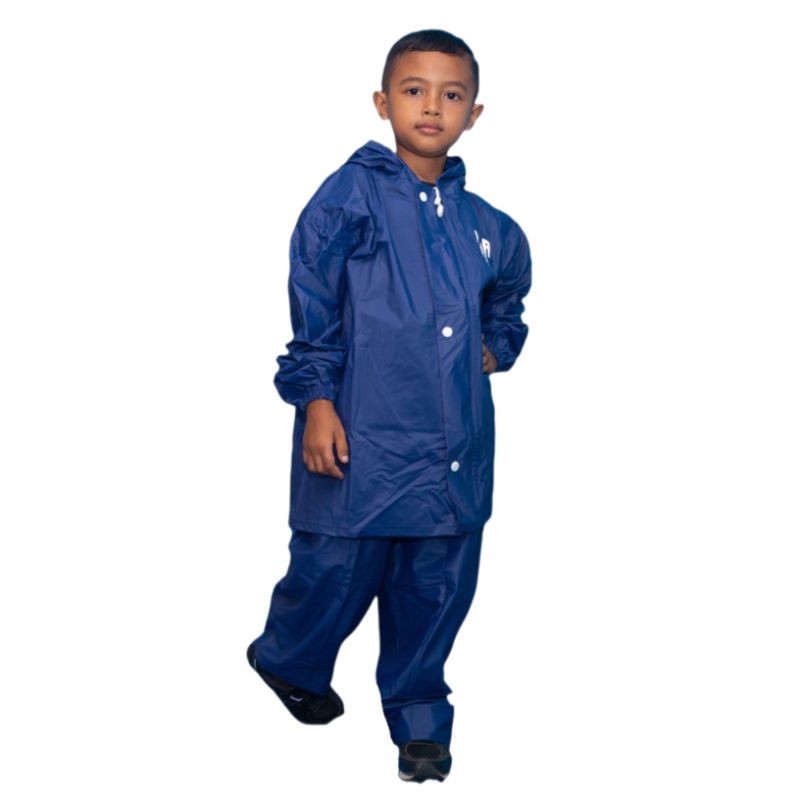 R&amp;A - Jas Hujan Anak SD dan Smp Setelan / Mantel hujan Anak Bahan PVC Premium / Raincoat Anak