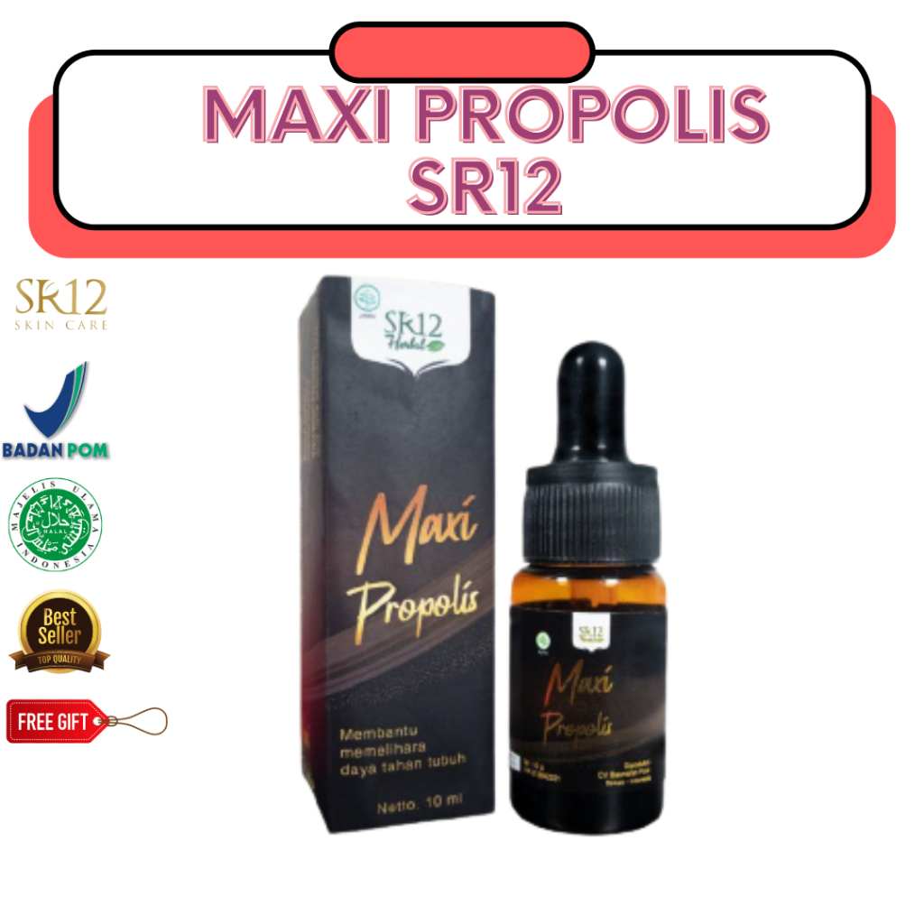 

FREE POUCH - PROPOLIS SR12 PROPOLIS LIQUID MURNI ASLI 100%