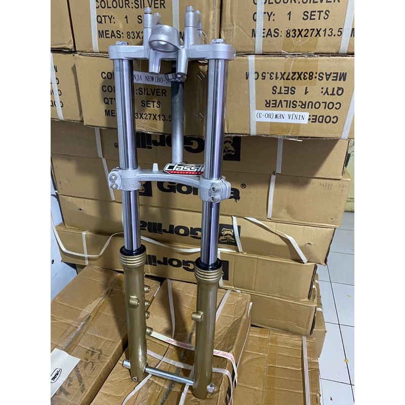 SHOCK NINJA GORILA KALIPER KANAN SKOK DEPAN NINJA RR T ATAS BAWAH NINJA PNP HONDA CB GL MP TIGER