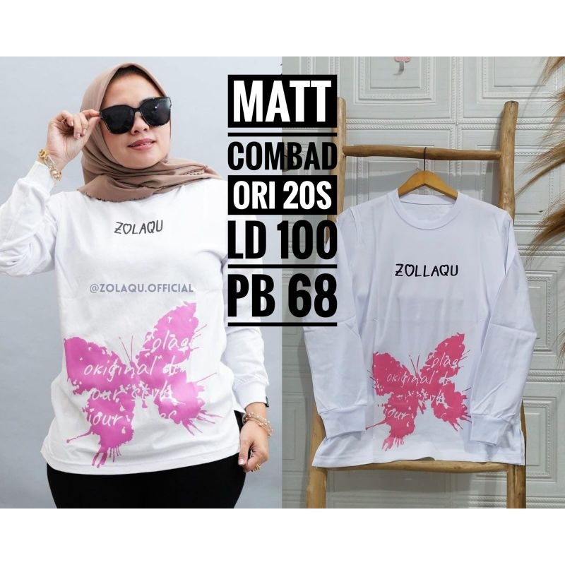 Kaos Oversize Terbaru Kaos Wanita bahan Cotton Combed