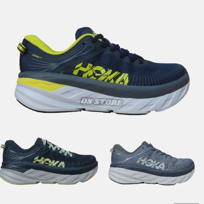 HOKA ONE ONE BONDI 7/SEPATU HOKA ONE BONDI 7/SEPATU SNEAKERS PRIA