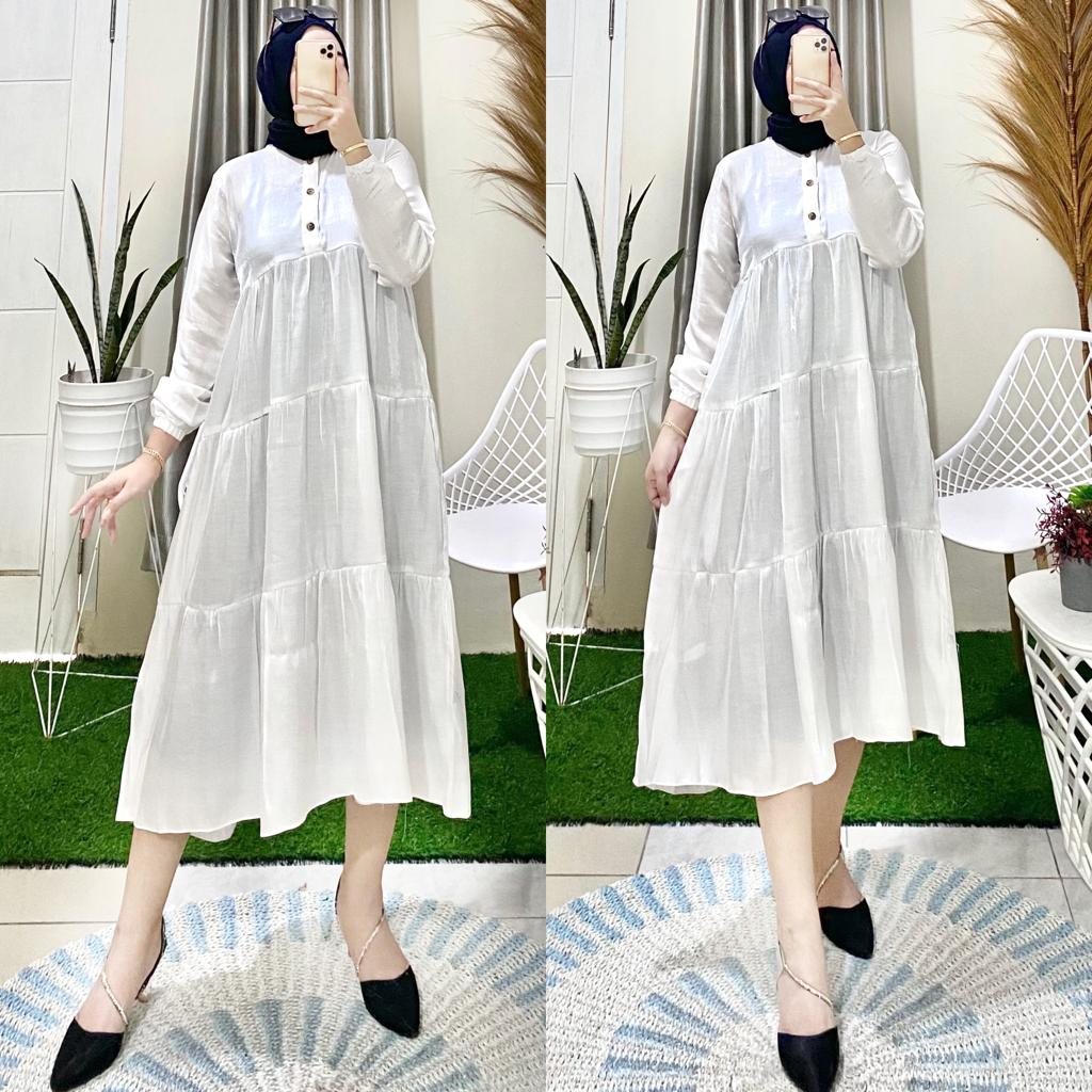 [ BISA COD ] MIIDI SIMMER POLOS FREANDLY BUSUI MODEL TERBARU,MIDI SIMER BUSUI,MIDIDRESS POLOS TERLARIS,TUNIK SIMMER KANCING DEPAN MODLE TERBARU