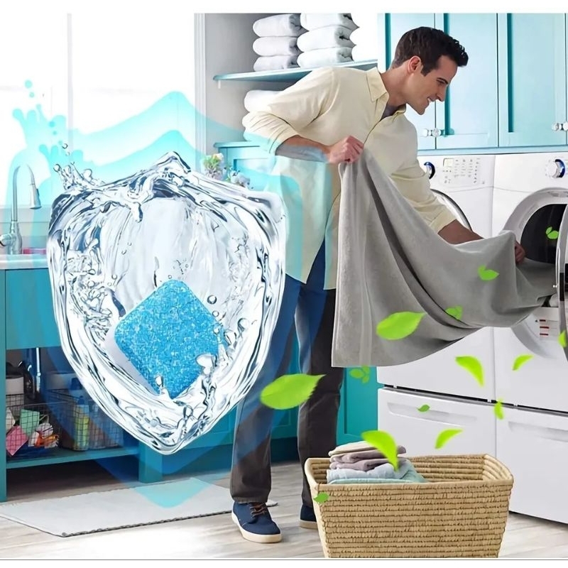 (Pimenova) Pembersih Mesin Cuci Tablet Washer Deep Cleaning Washing Machine Tablet LAUNDRY DETERGENT