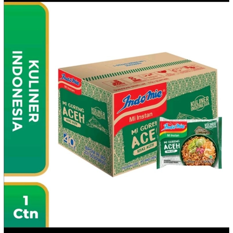 

isi 40 Bungkus- Indomie Goreng Aceh 90 gram