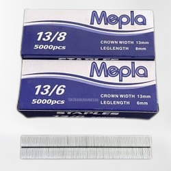 

Staples Mepla 13/6 13/8 isi 5000 pcs / Hekter Tembak Gun Mepla Anak Hekter