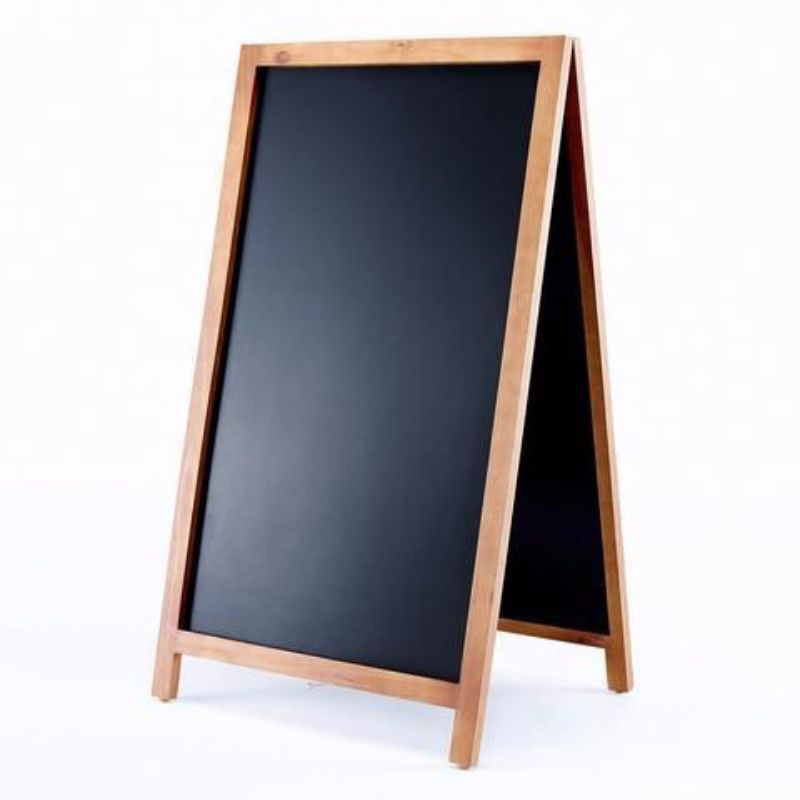 

Papan menu tulis kapur 2 sisi ukuran 40cm ×60 cm/black board