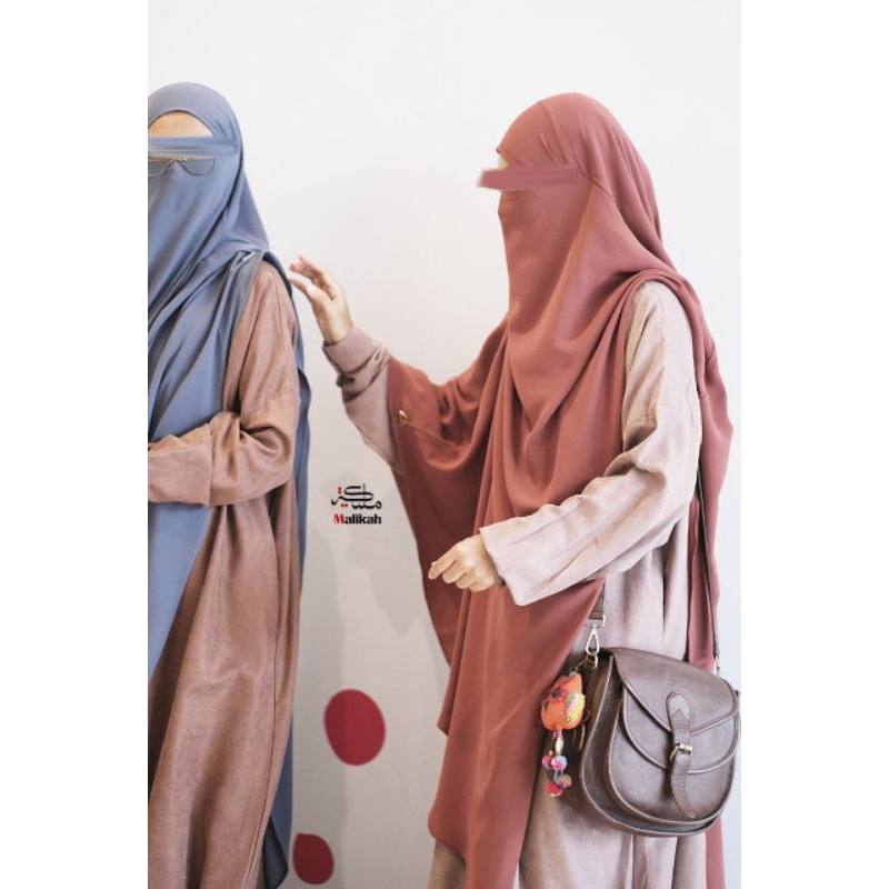 French Khimar Huda Cinamon by Abaya Malikah