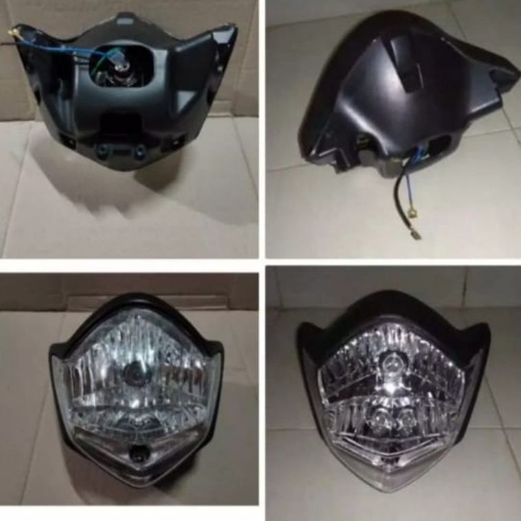 Reflektor lampu depan vixion old head lamp vixion lama standar Oval vixion new