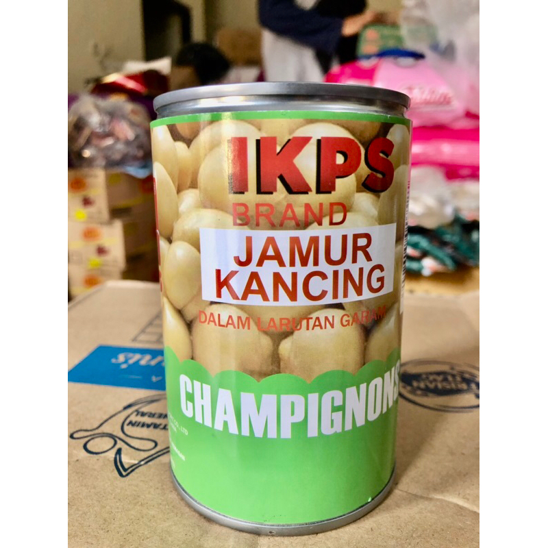 [Kaleng] Jamur Kancing IKPS Champignons Mushroom