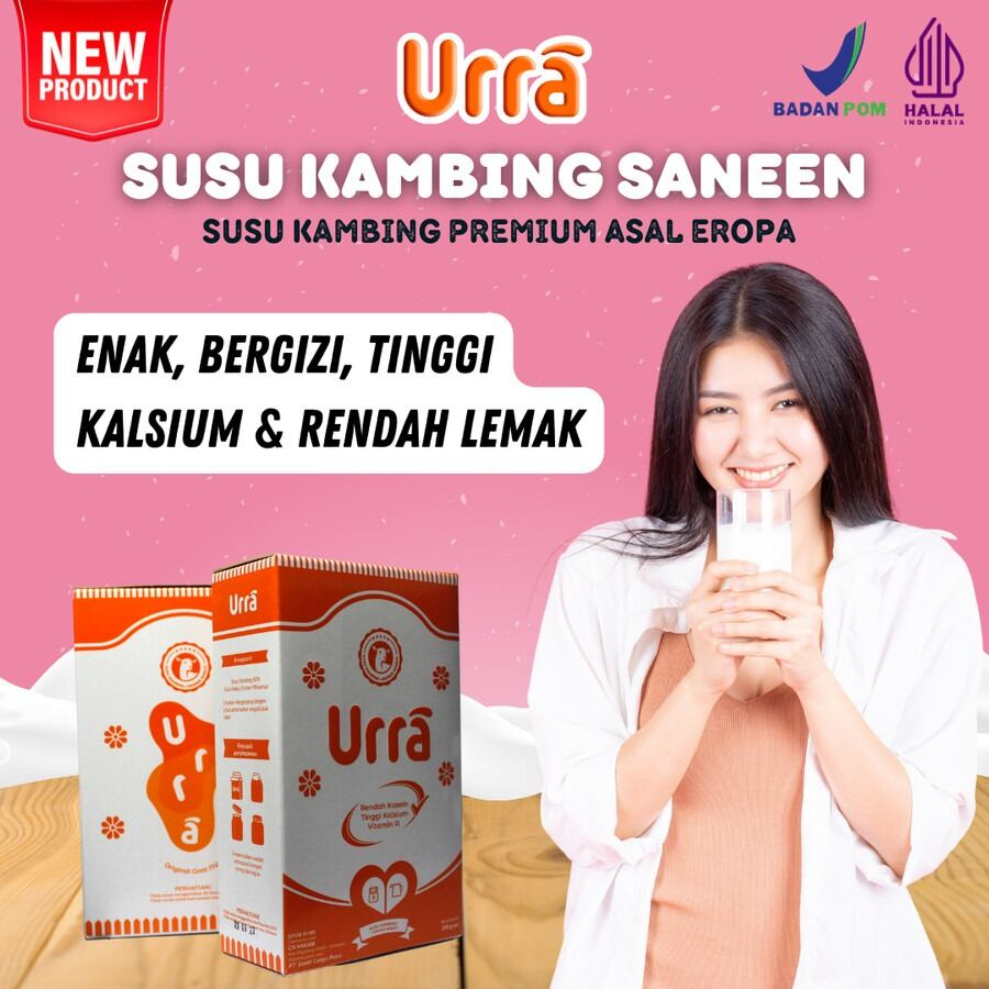 

SUSU URRA - Susu Kambing Saanen Premium - Susu Terapi Atasi Masalah Persendian, Tulang, Asam Urat, dan Pernafasan