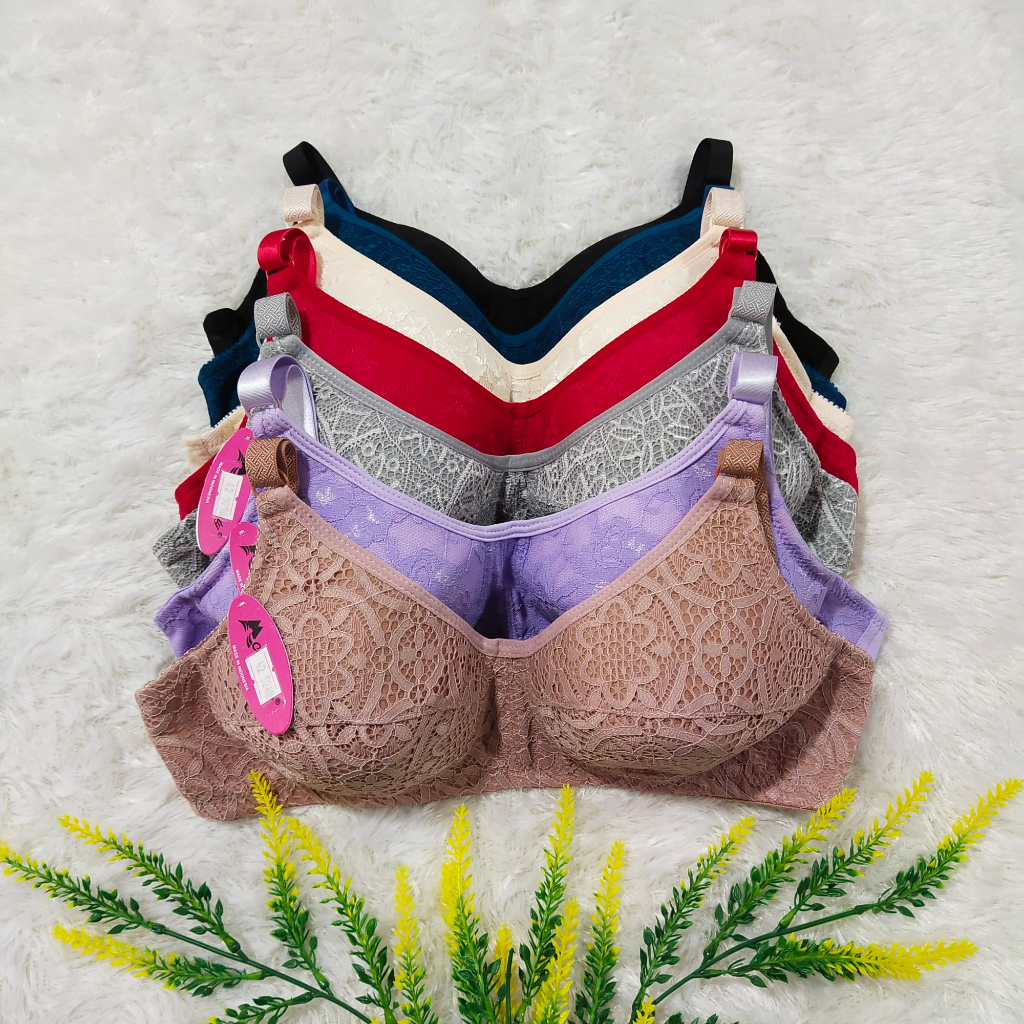 BH 241 / BRA DAILY HARIAN TANPA KAWAT SPON TIPIS RENDA