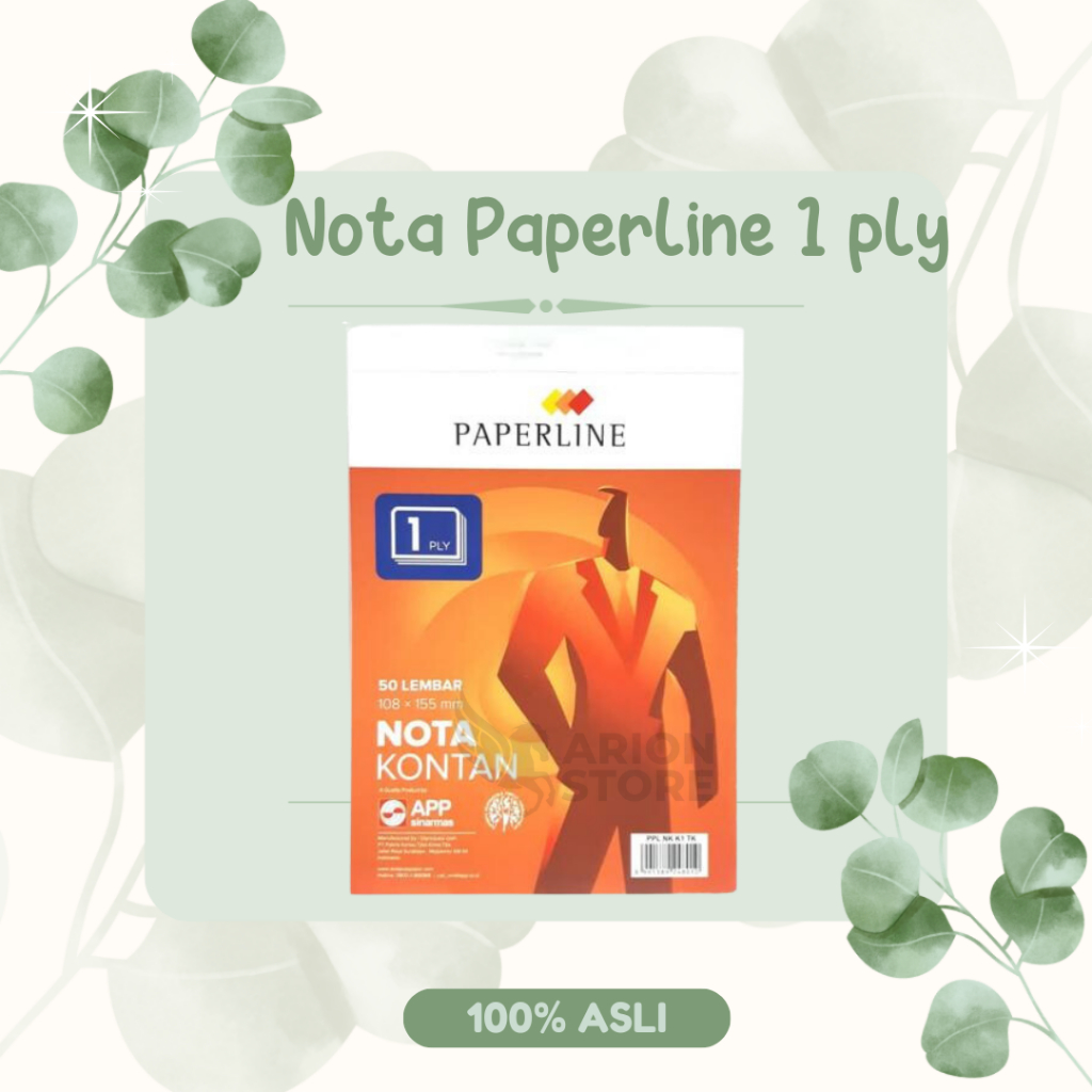 

[ARION STORE] Nota Kontan Paperline Kecil 2 PLY / Nota Kontan Paperline Kecil 1 PLY [PCS]