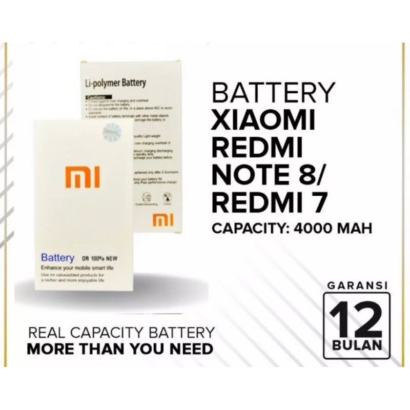 BATRE XIAOMI REDMI NOTE 8 BN46 ORIGINAL