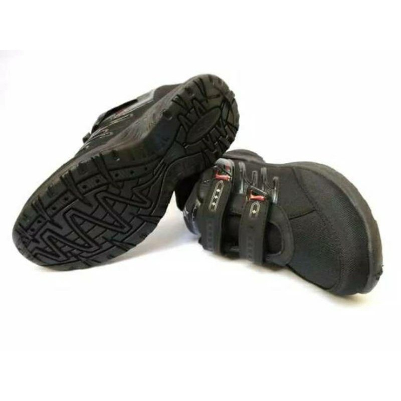 NEW Sepatu Pro Att Original Asli Premium Quality Best Seller Full Black Hitam Sekolah Anak Laki-laki