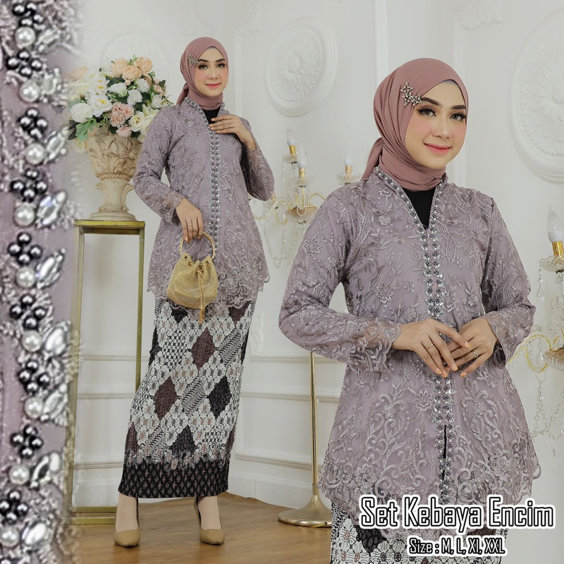 Permata Olshop / Kebaya Encim Busui Payet DM / Kebaya Modern / Kebaya Wisuda / Kebaya Busui / Kebaya Pesta / Kebaya Bridesmaid