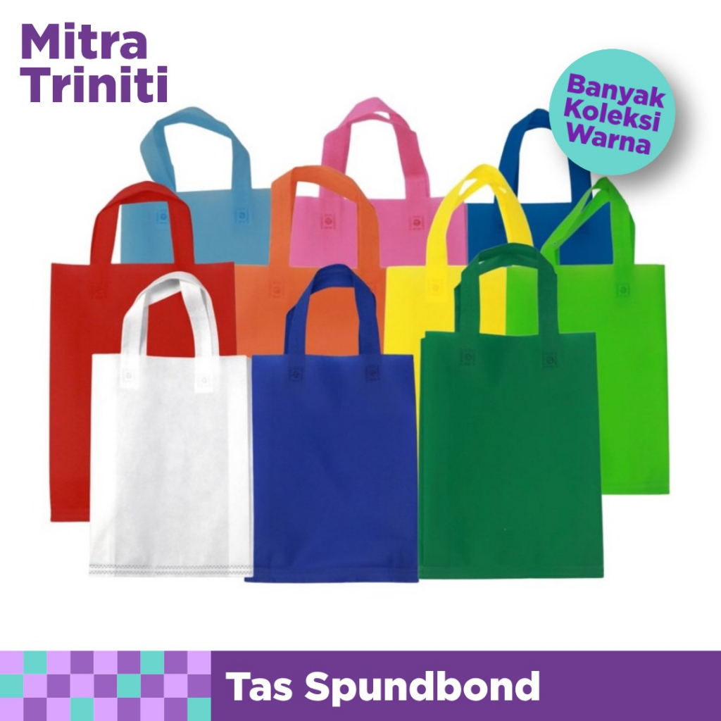 

Tas Spunbond SEDANG Lipat Samping 30x40 / Godie Bag / Promosi Bazzar