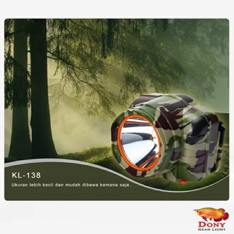 DONY Senter Kepala Head Lamp Cas KL - 138 | LED SILORENG 