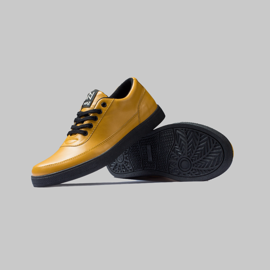 TAN BLACK - KING018 - Sepatu Sneakers Pria Original 100% - Sepatu Pria Sneakers - Sepatu Pria Original 100% - Sepatu Pria Keren - Sepatu Pria Casual