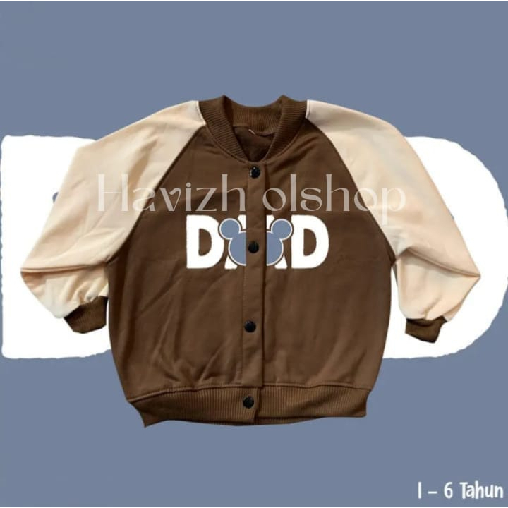 Jaket Varsity anak terbaru motif karakter anak 1-6 tahun // Jaket varsity anak unisex terbaru