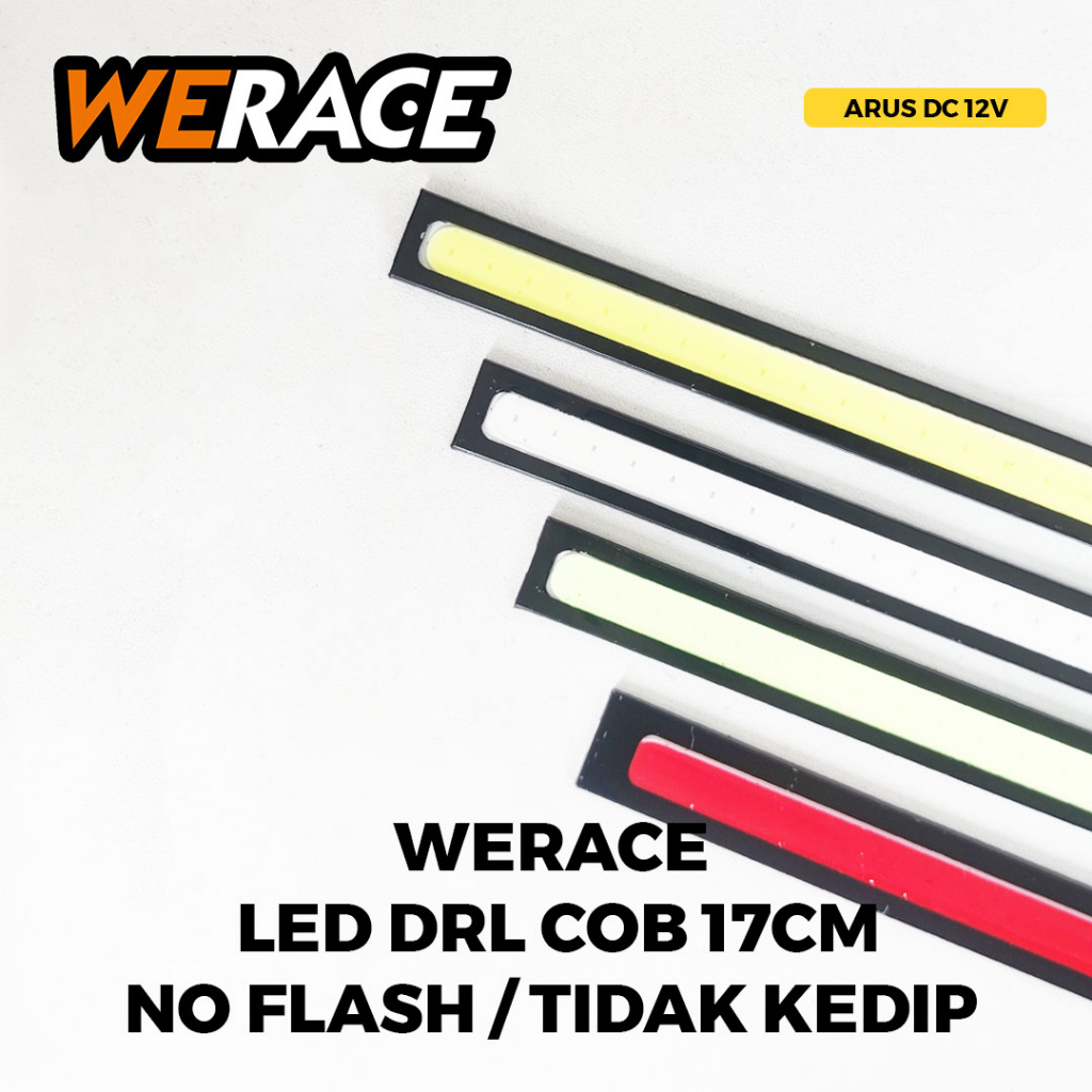 [WERACE] LED DRL COB NO FLASH PLASMA 17CM / HARGA SEPASANG TAHAN AIR / WATERPROOF