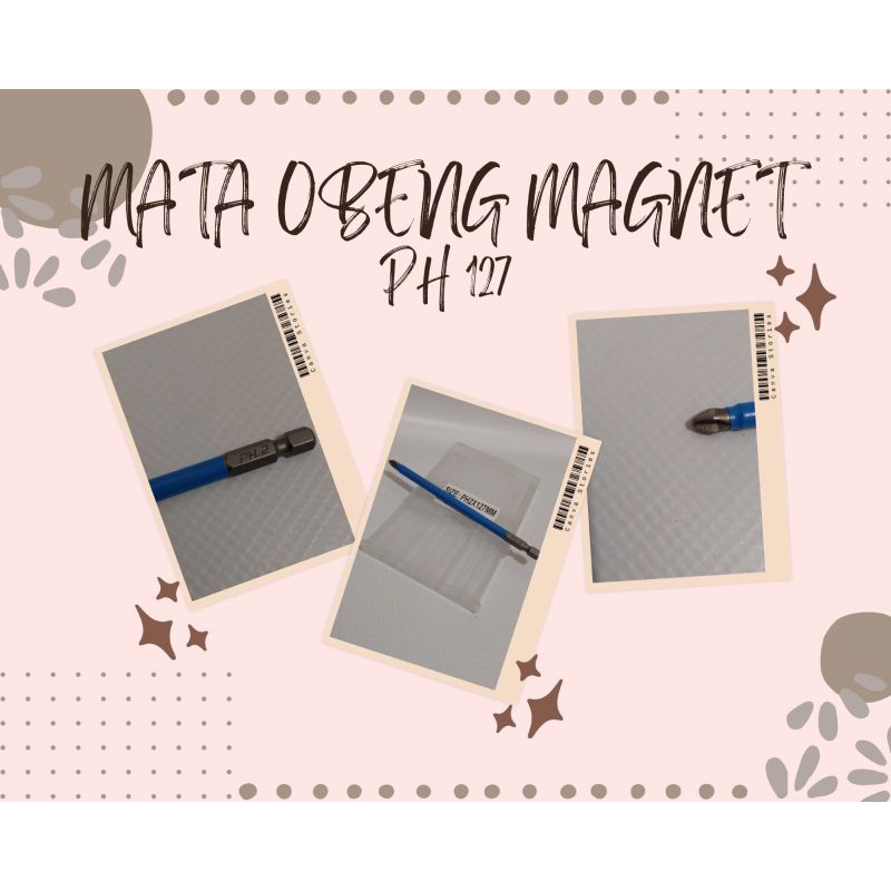 mata bor obeng magnet ph2 127mm anti slip 127 mm